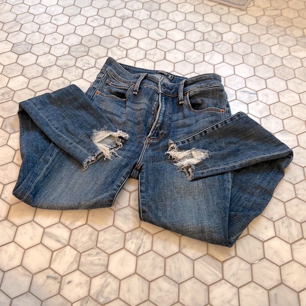 Abercrombie raw yem skinny jeans size 25 size 0R